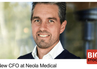 BioStock interview with new CFO at Neola Medical